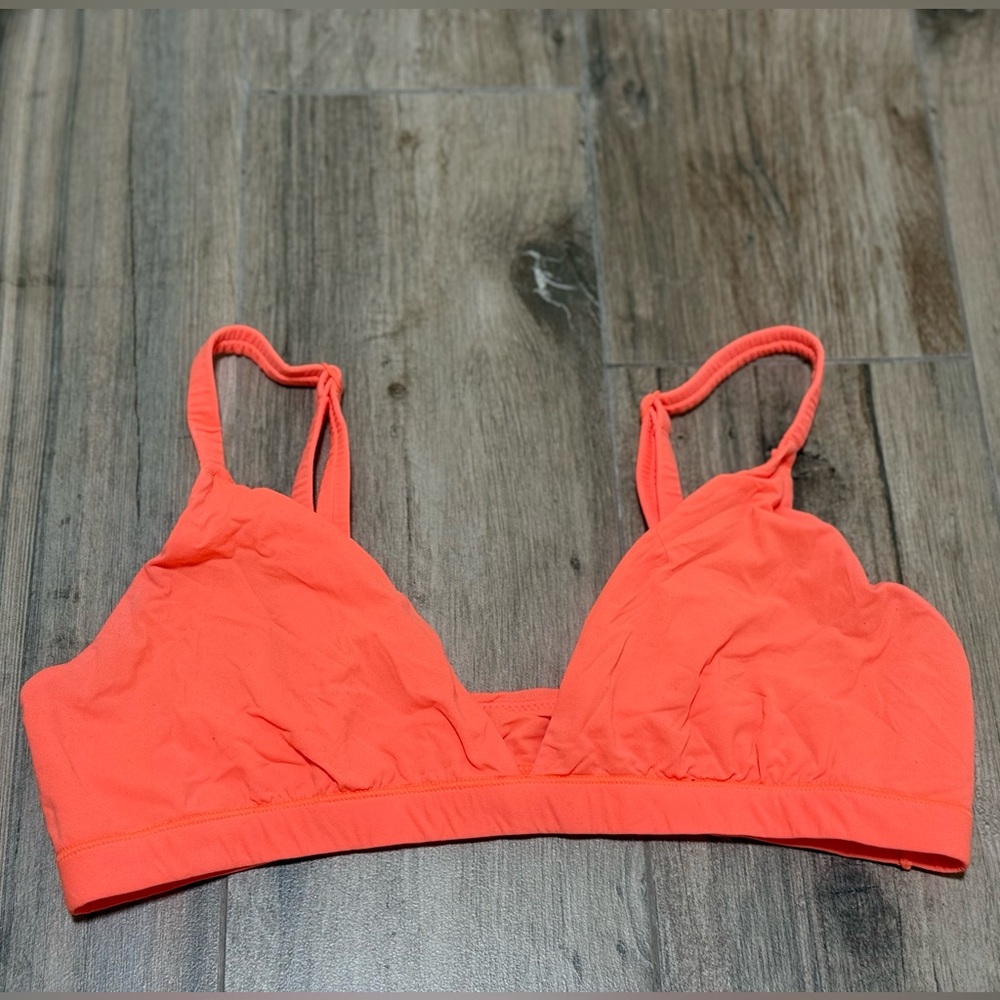 SKIMS Bright Orange Size L Bralette Bra Top